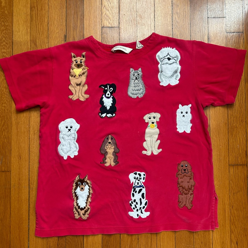 Vintage Red Dog Tee M